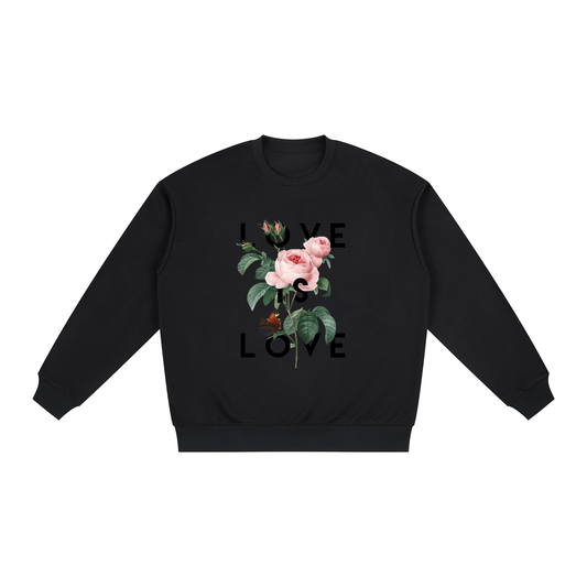 Oversized Drop Shoulder Crewneck Sweatshirt